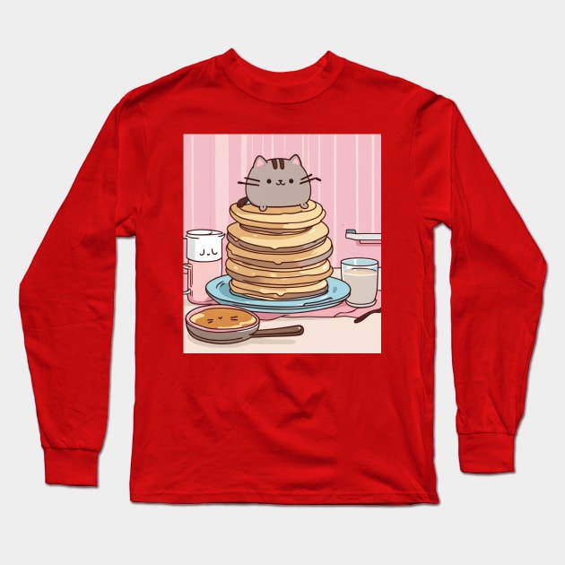 A cute but naughty pu- sheen Long Sleeve T-Shirt by Love of animals